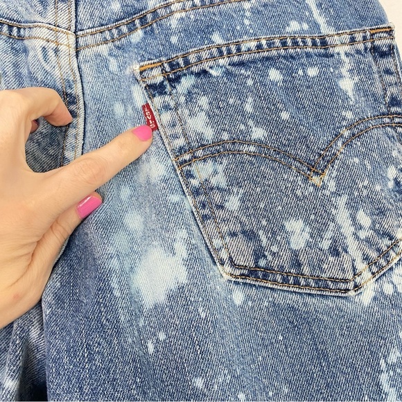 Levi’s 550 Custom Jeans Waist 28 Womens Size 6 Small Y2K Levis 2002 Upcycled - Picture 13 of 15